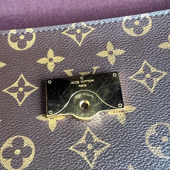 100% Authentic Louis Vuitton Cluny Brown Monogram Canvas Satchel - Picture 7 of 9